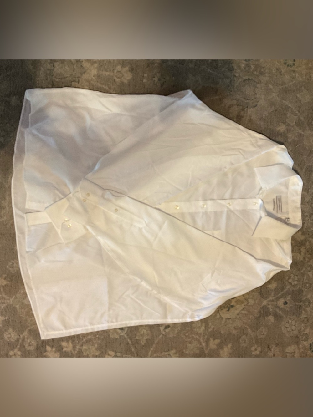Joseph Abboud White Men's Long-Sleeve Dress Shirt